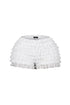 Maven Mesh Ruffle Micro Shorts