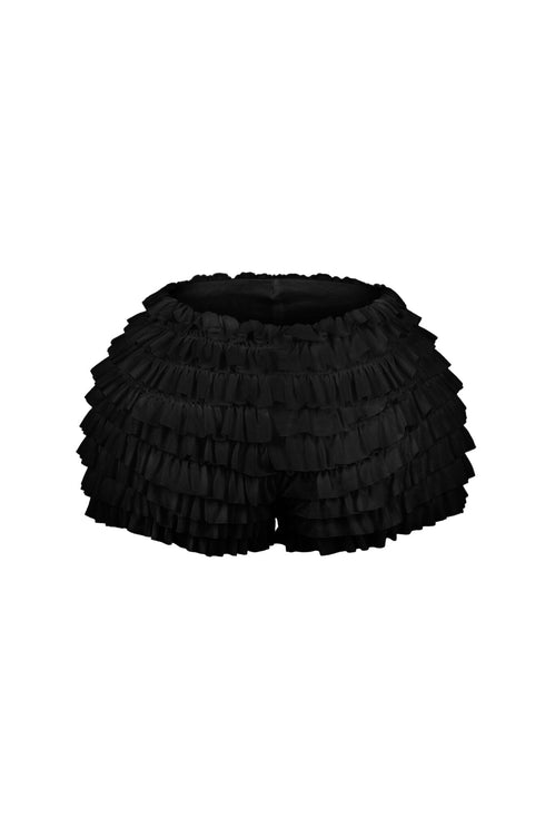 Maven Mesh Ruffle Micro Shorts
