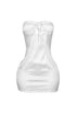 Petra Satin Tube Bustier Mini Dress