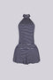 Breeze Stripe Halter Mini Dress
