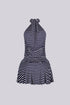 Breeze Stripe Halter Mini Dress