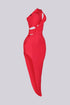 Devour Asymmetric Cutout Siren Dress