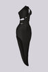 Devour Asymmetric Cutout Siren Dress