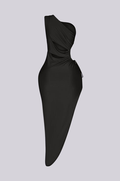 Devour Asymmetric Cutout Siren Dress