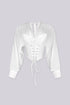 Tie Me Up Sheer Long Sleeve Top