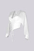 Tie Me Up Sheer Long Sleeve Top