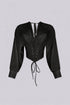 Tie Me Up Sheer Long Sleeve Top