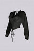 Tie Me Up Sheer Long Sleeve Top