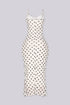 Ivelle Vintage Polka Dot Midi Dress