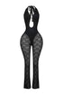 Laylin Halter Lace Cutout Jumpsuit