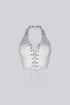Raven Lace Up Halter Top