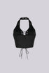 Raven Lace Up Halter Top