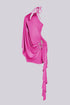 Nessy Drape Halter Mini Dress