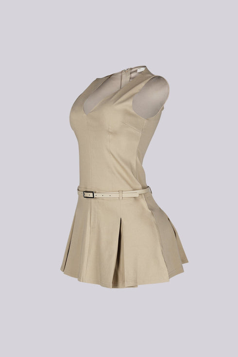 Clémence Parisian V-Neck Mini Dress