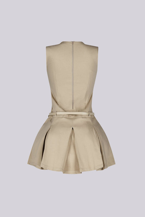 Clémence Parisian V-Neck Mini Dress