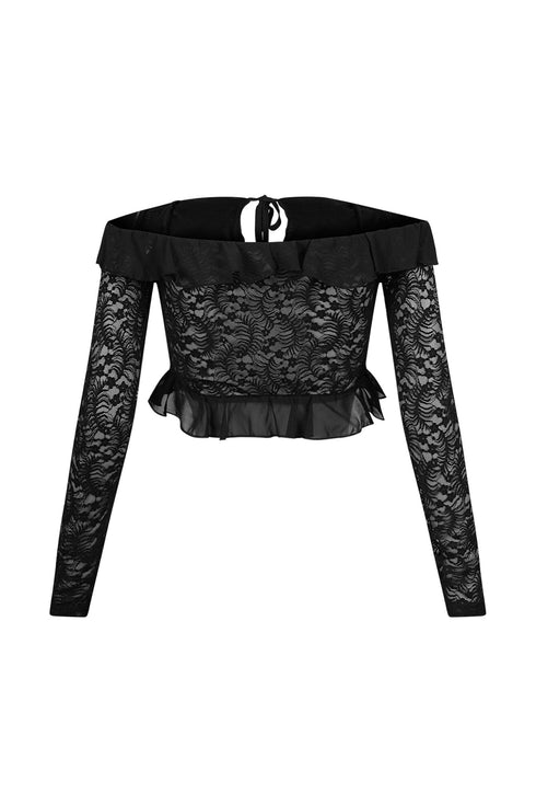 Ezra Off Shoulder Lace Top