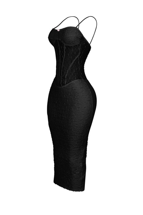 Elaine Mesh Lace Corset Dress