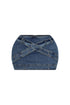 Phatima Belted Denim Mini Skirt