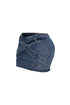 Phatima Belted Denim Mini Skirt