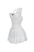 Selah Lace Halter Mini Dress With Bow