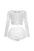 Sunny Mesh Lace Top & Shorts SET