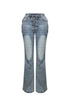 Stering Denim Lace Up Jeans