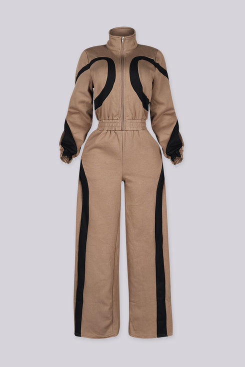 Axis Line Utility Zip Jumpsuit
