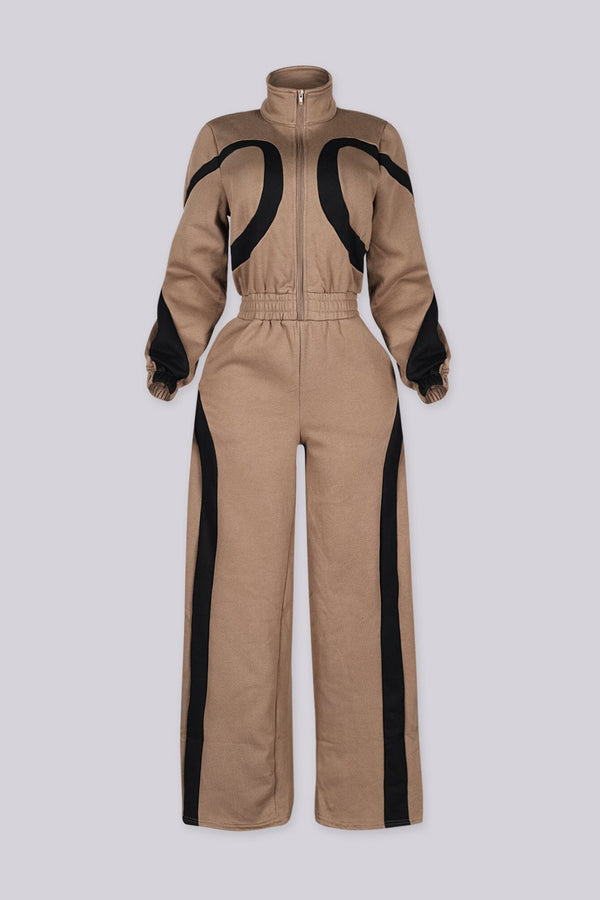Axis Line Utility Zip Jumpsuit
