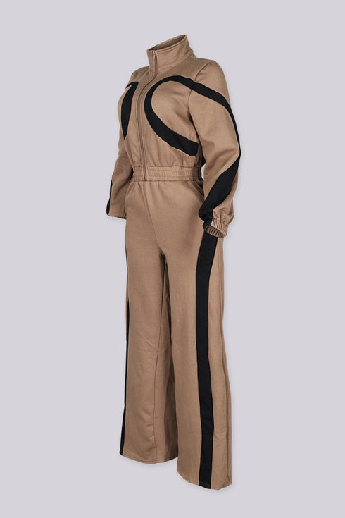 Axis Line Utility Zip Jumpsuit