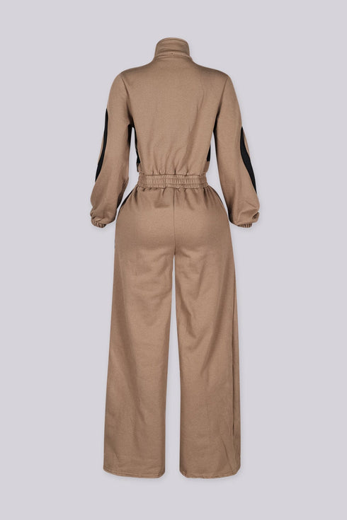 Axis Line Utility Zip Jumpsuit