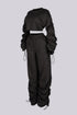 Slow Down Ruched Top & Cargo Jogger SET