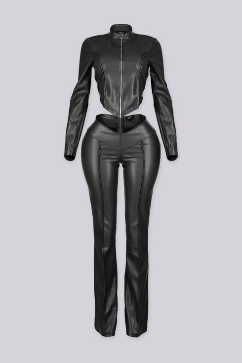 MC Iconic PU Jacket & Pants SET