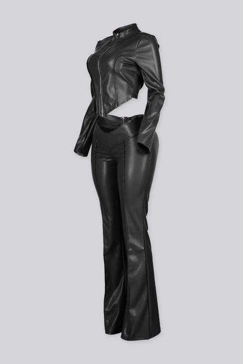 MC Iconic PU Jacket & Pants SET