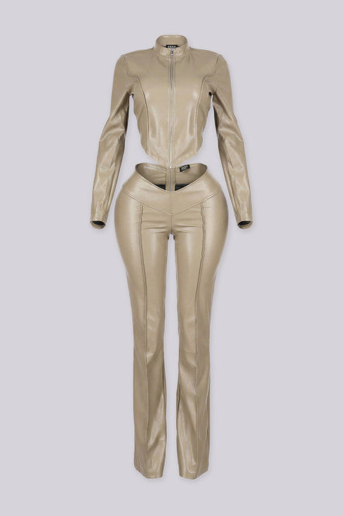 MC Iconic PU Jacket & Pants SET