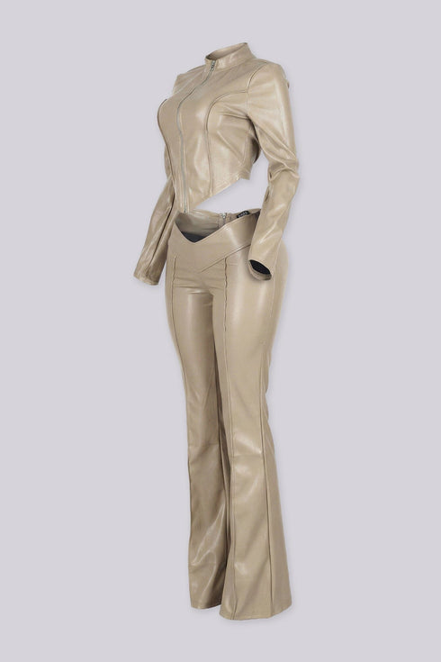 MC Iconic PU Jacket & Pants SET