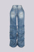 Xena Crunch Stacked Denim Jeans