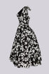 Sersei Lace Up Floral Midi Dress