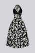 Sersei Lace Up Floral Midi Dress