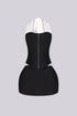 Effie Halter Corset Top & Micro Shorts SET