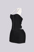 Effie Halter Corset Top & Micro Shorts SET