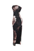 Miley Mesh Floral Tube Maxi Dress