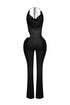 Shiva O Ring Cut Out Detail Jumpsuit