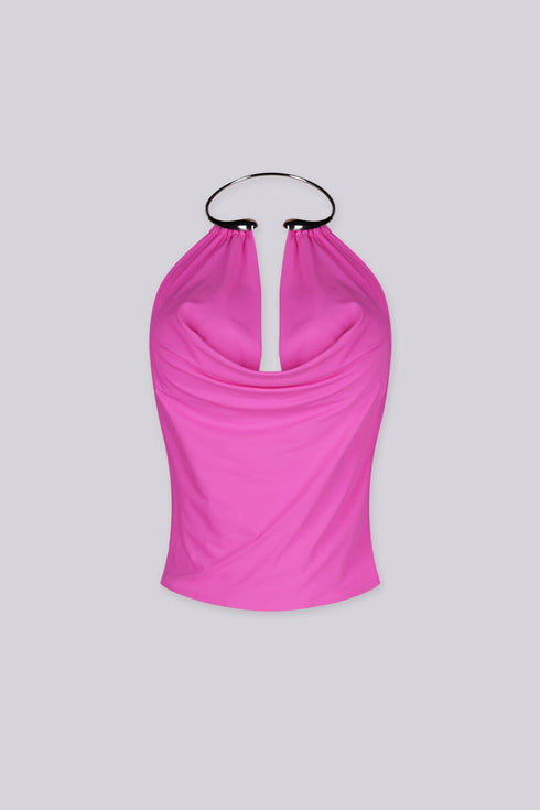 Etta Ring Halter Crop Top