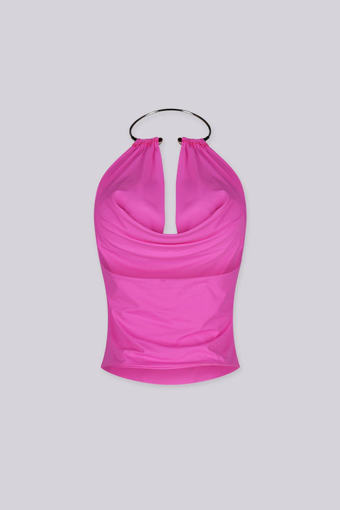 Etta Ring Halter Crop Top