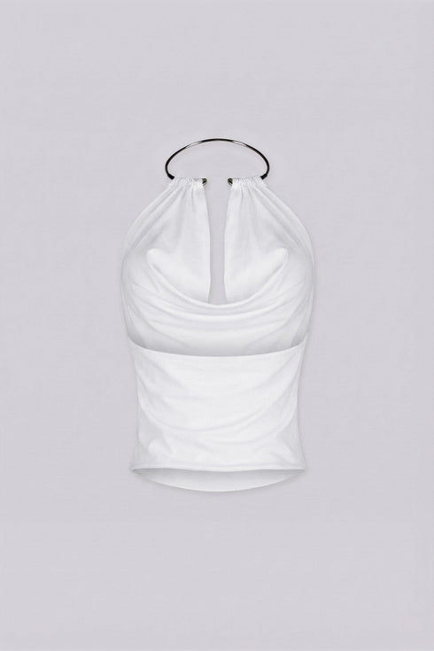 Etta Ring Halter Crop Top