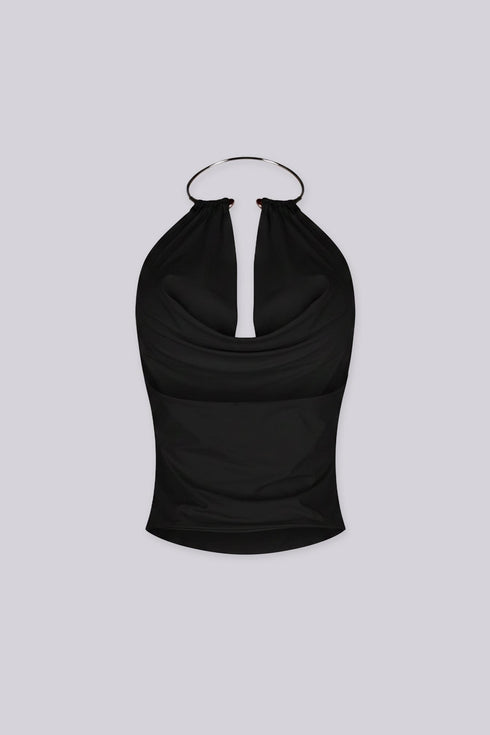 Etta Ring Halter Crop Top