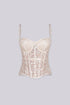 Odette Sheer Bustier Corset Top