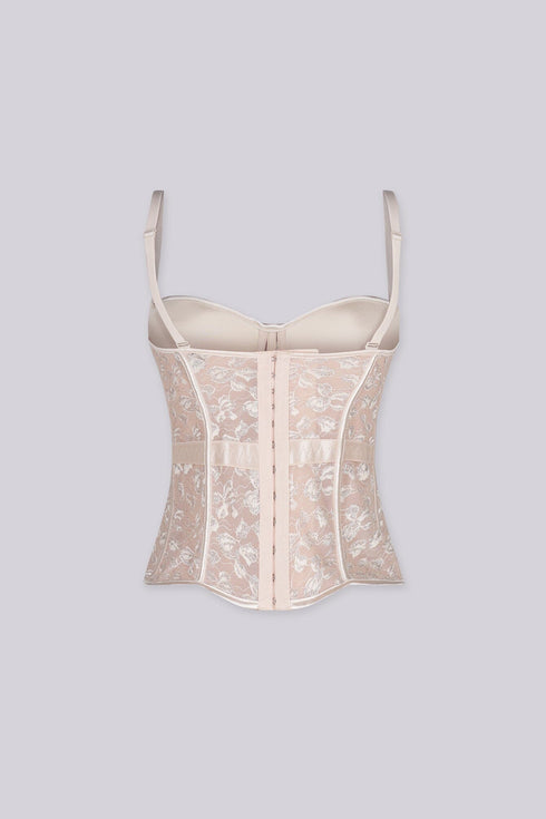 Odette Sheer Bustier Corset Top
