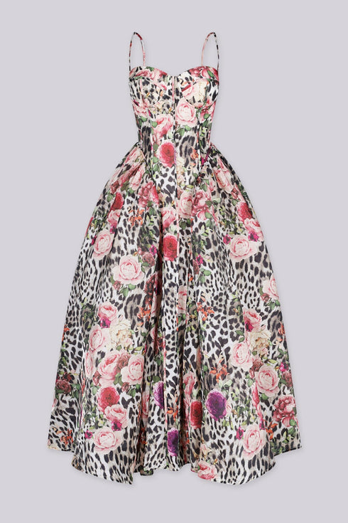 Gilded Predator Maxi Dress