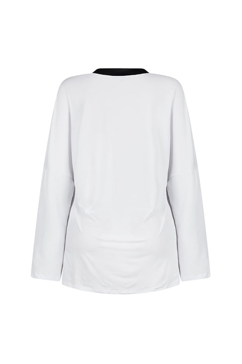 Zoey Long Sleeve Oversized Jersey Top